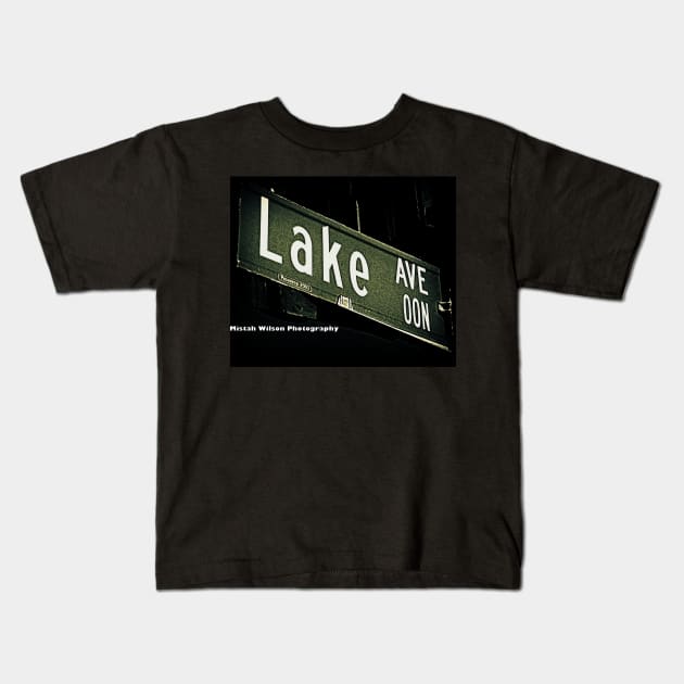 Lake Avenue, Pasadena, California by Mistah Wilson Kids T-Shirt by MistahWilson